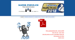 Desktop Screenshot of mayorpneus.ch